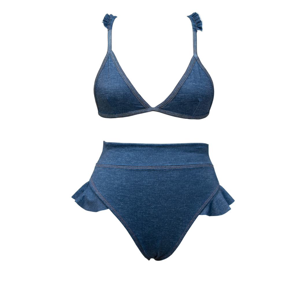 Denim Ruffle Bundle
