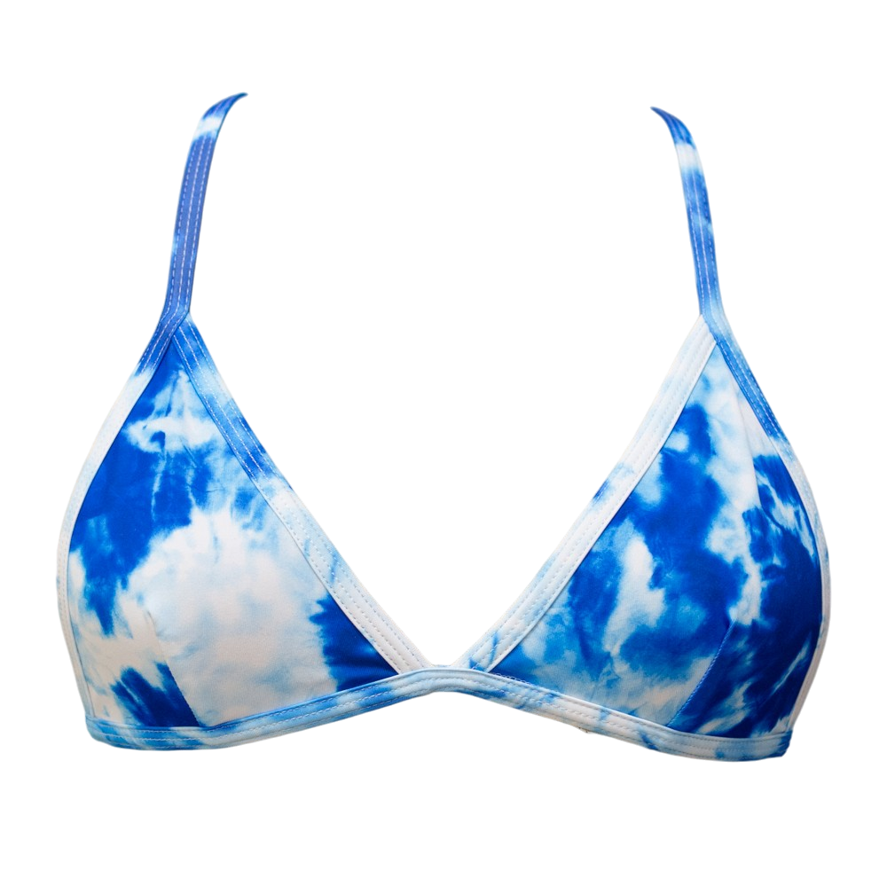 Blue Splash Lily Top