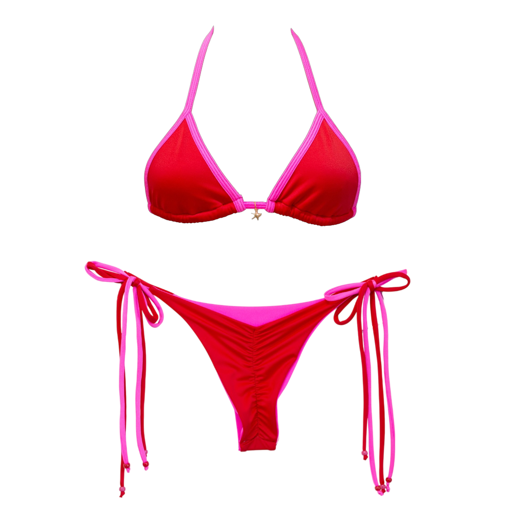 Cherry Red/Hot Pink Olivia Bundle