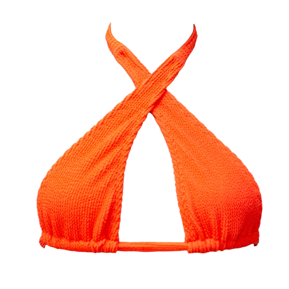 Neon Orange Bubble Sol Top