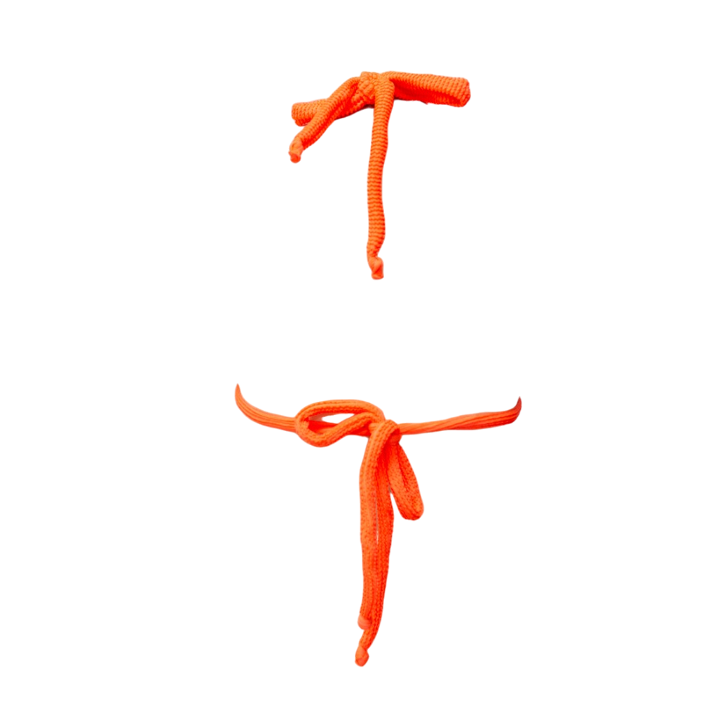 Neon Orange Bubble Sol Top