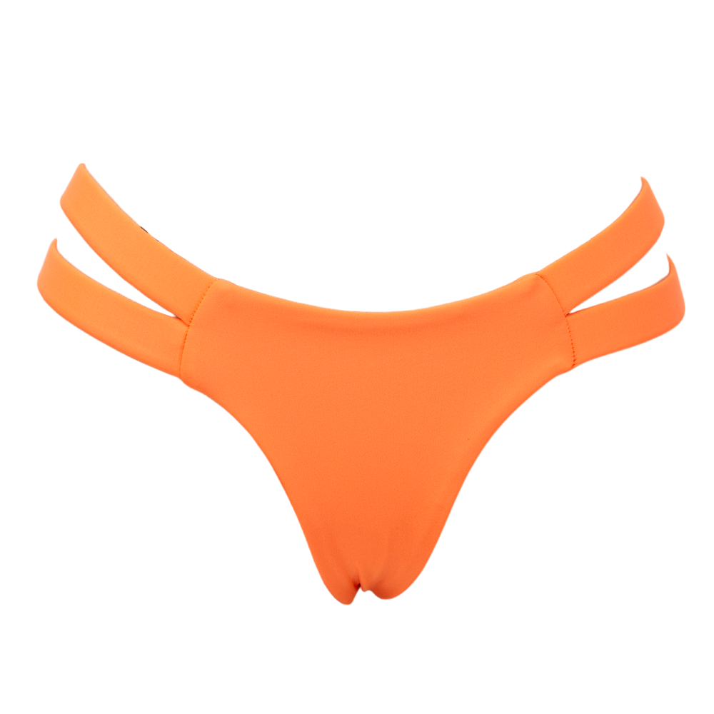Bright orange bikini bottoms sales