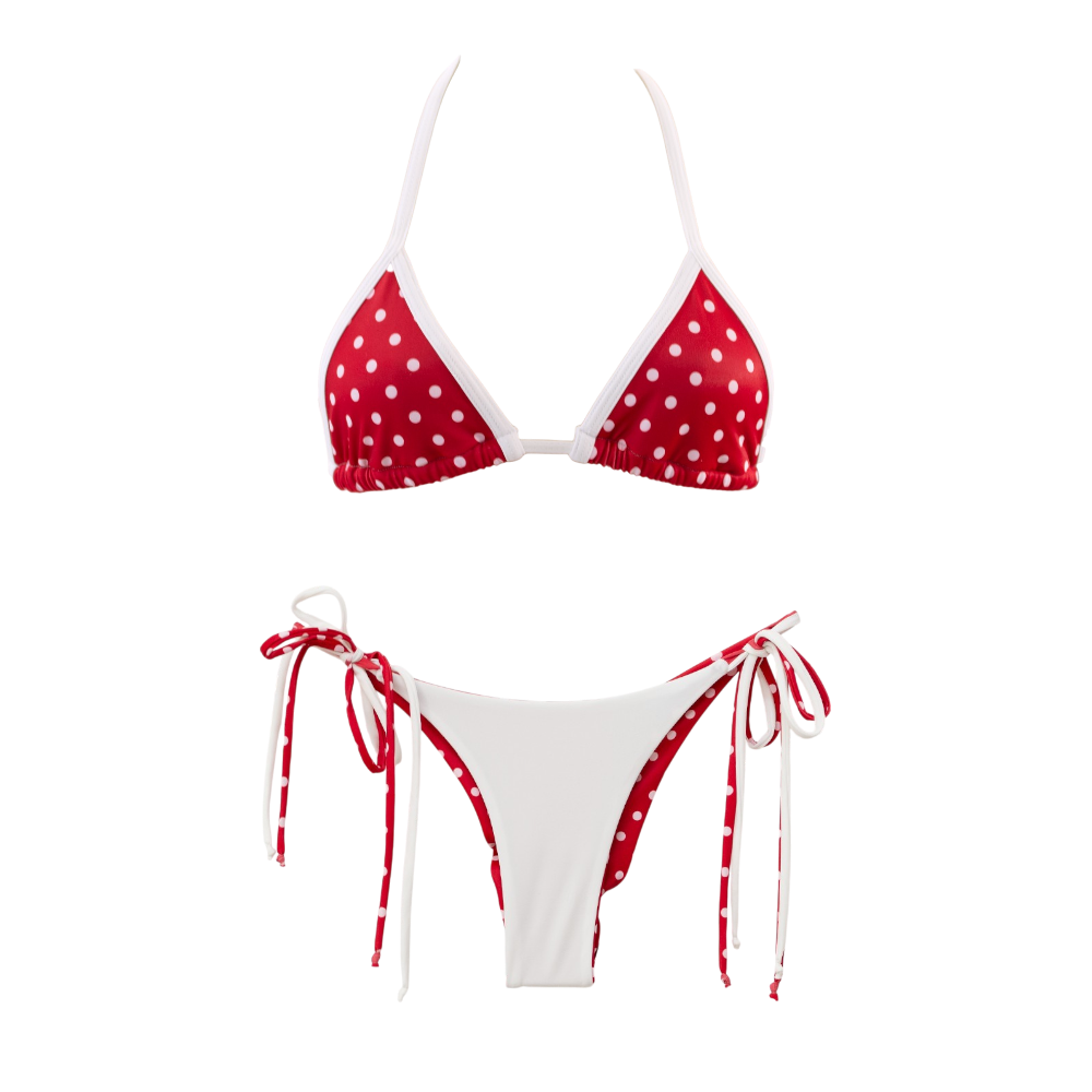 Red Polka Dot/White Mia + Olivia Bundle
