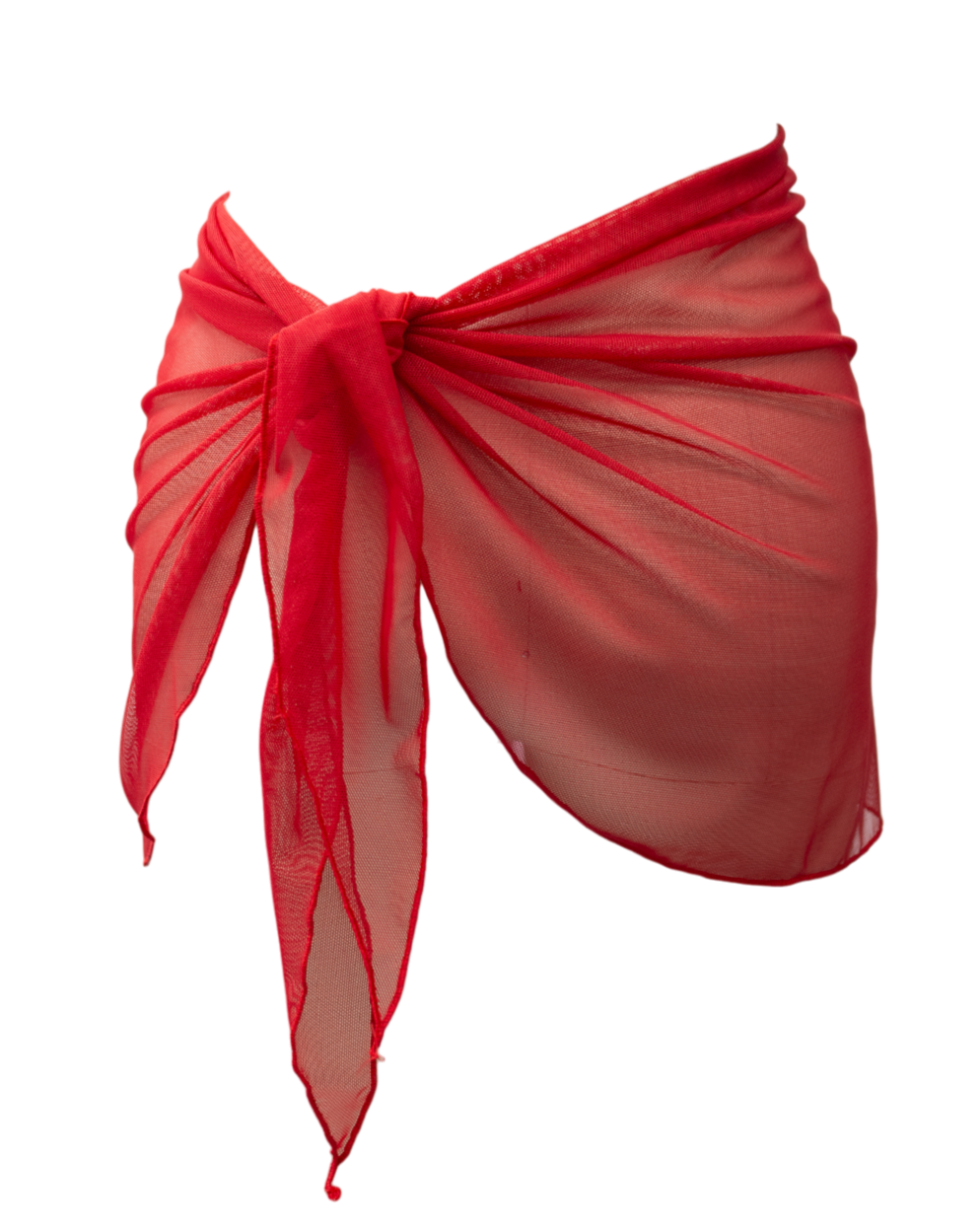 Red Mesh Sarong
