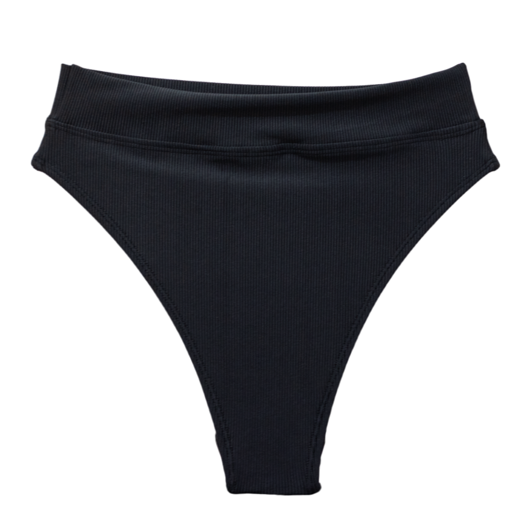 Ribbed Black Blake Bottom