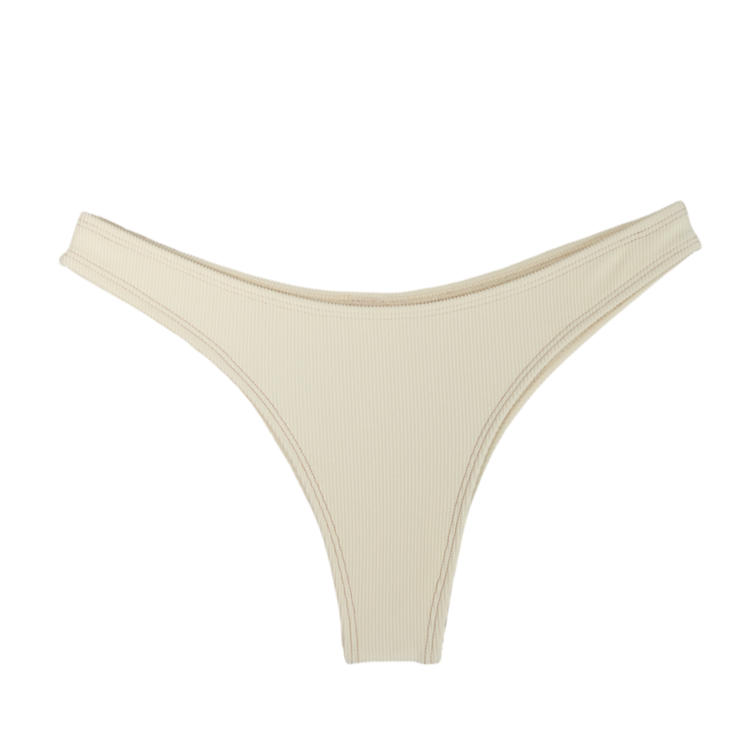 Ribbed Ivory Seana Bottom