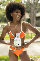 Rust/Coconut Ruffle Lily Top