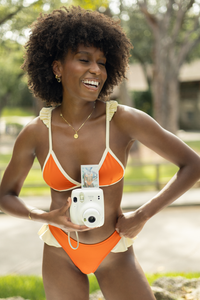 Rust/Coconut Ruffle Lily Top