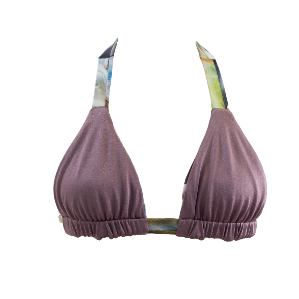 Liquid Marble/Amethyst Gem Thalia Top