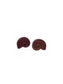 Sea Shell Studs -Purple