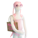 Toddler- Pink Shimmer Butterfly One Piece/Turban