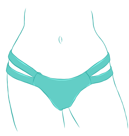 Custom Camille Bikini Bottom