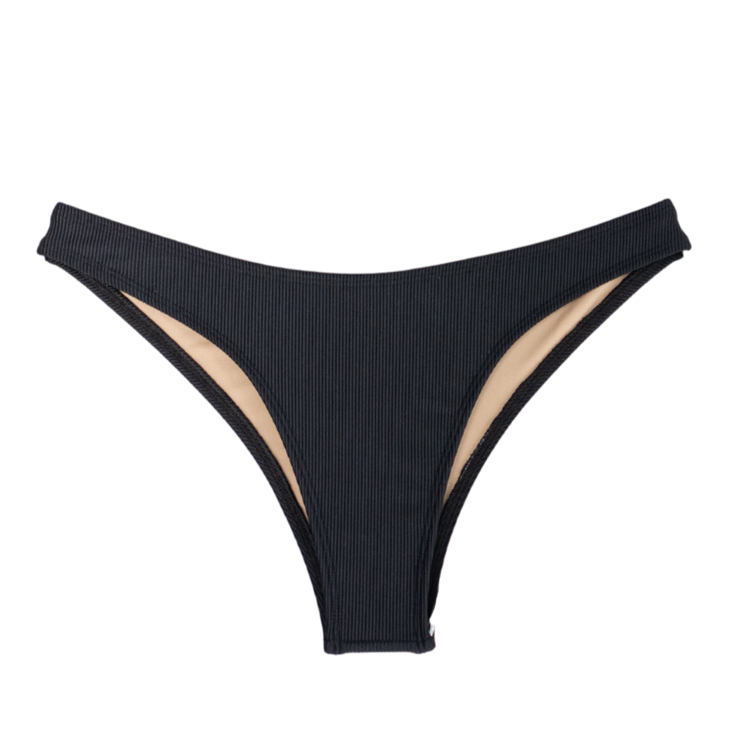 Ribbed Black Seana Bottom