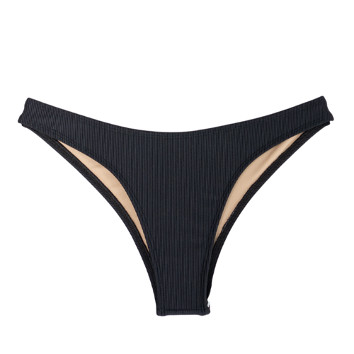 Ribbed Black Seana Bottom