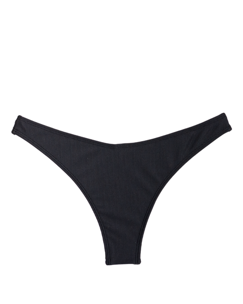 Ribbed Black Seana Bottom