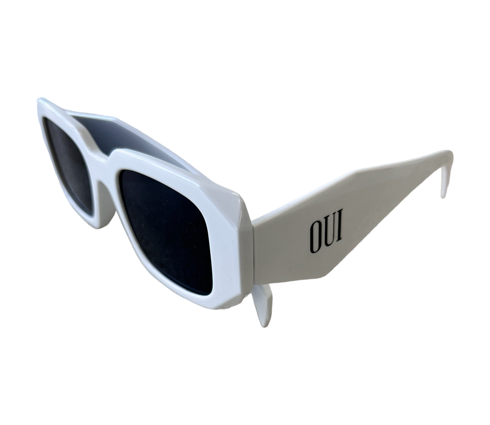 3OH!5 Sunglasses- White