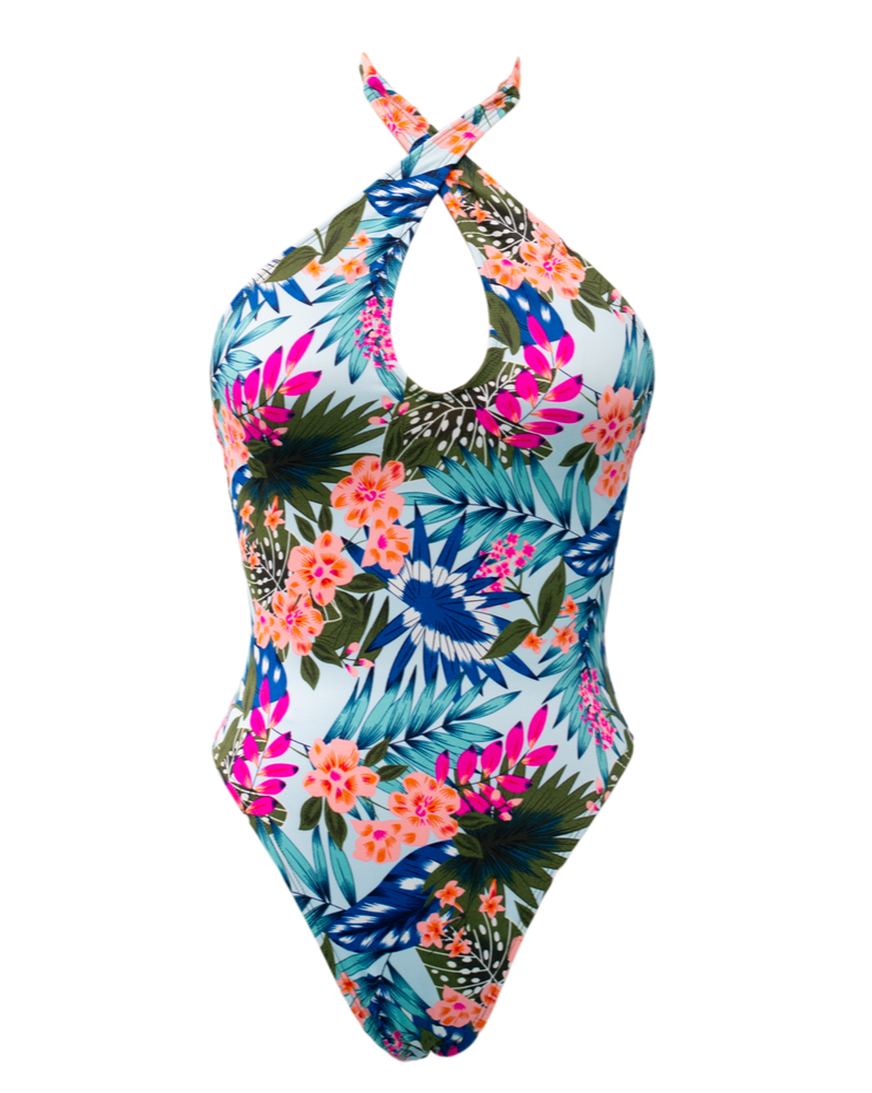 
                      
                        Aloha Halter One Piece Swimsuit
                      
                    