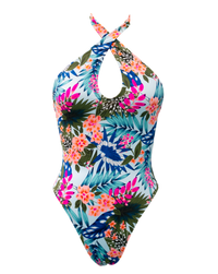 Aloha Halter One Piece Swimsuit