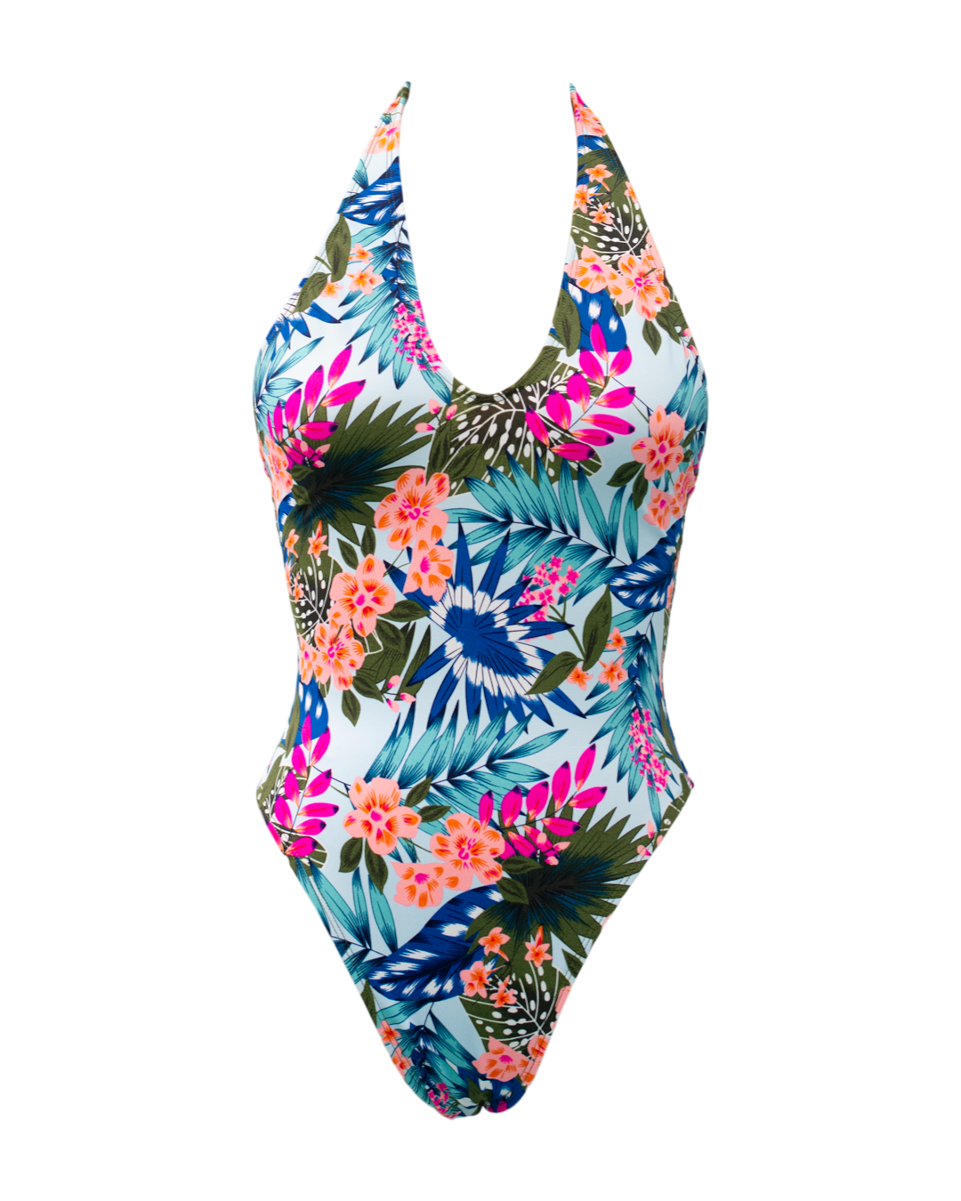 Aloha Halter One Piece Swimsuit