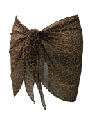 Animal Print Mesh Sarong