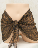 Animal Print Mesh Sarong