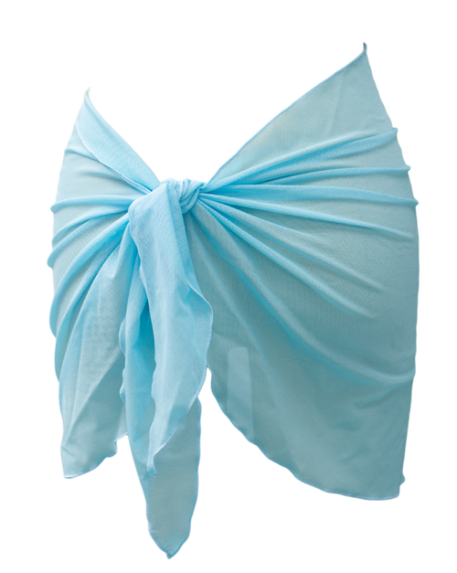 Baby Blue Mesh Sarong