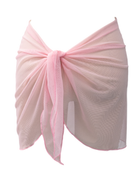 Baby Pink Mesh Sarong