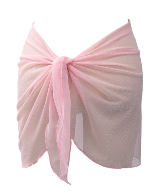 Baby Pink Mesh Sarong