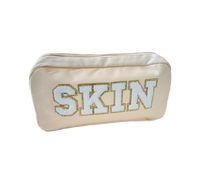 Medium Beige Nylon Accessory Bag