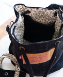 1 of 1 Black Denim Bag Duo - Upcycled