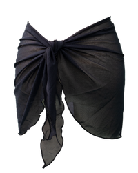 Black Mesh Sarong