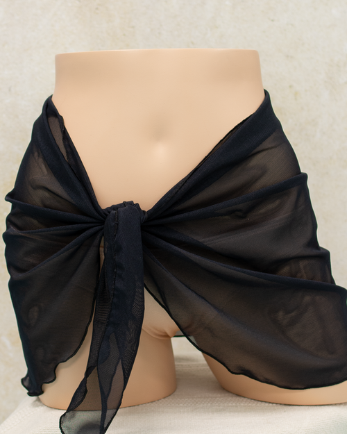 Black Mesh Sarong