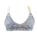 Blue Python/Coconut Nicole Top