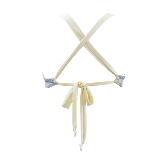 Blue Python/Coconut Nicole Top