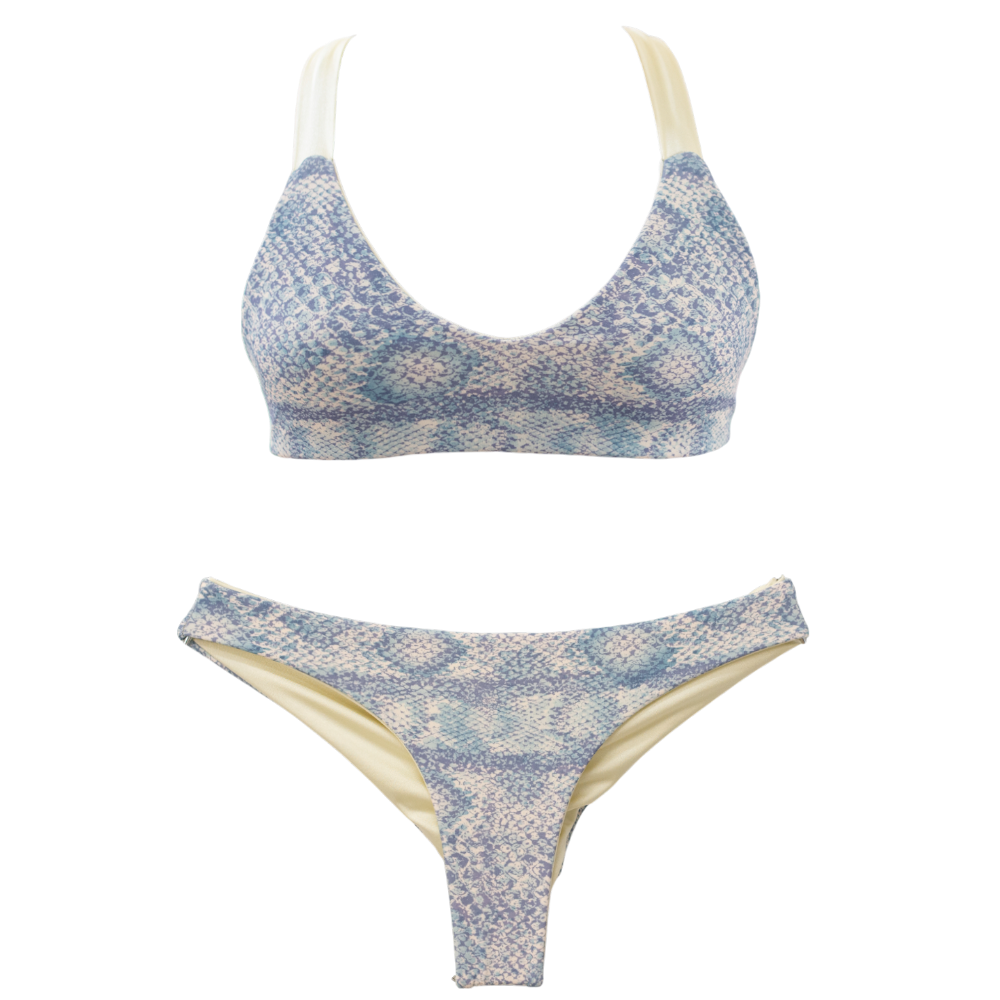 Blue Python/Coconut Nicole + Serena Bundle
