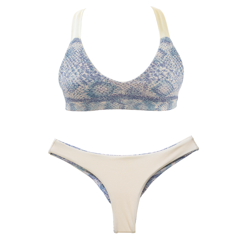 Blue Python/Coconut Nicole + Serena Bundle