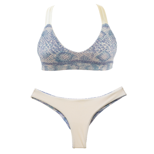 Blue Python/Coconut Nicole + Serena Bundle