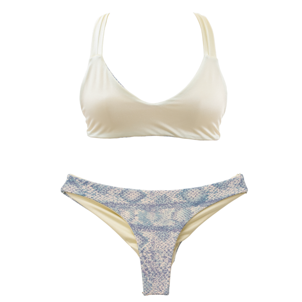 Blue Python/Coconut Nicole + Serena Bundle