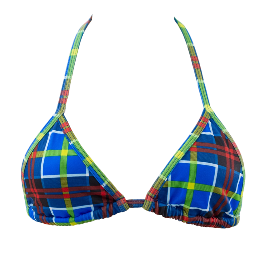 Blue Tartan Mia Top