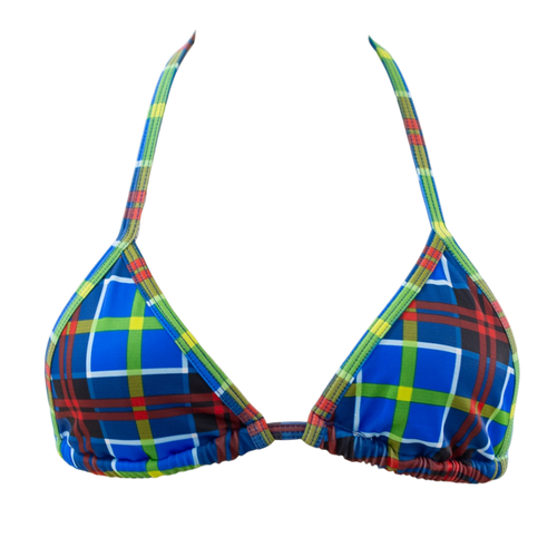Blue Tartan Mia Top