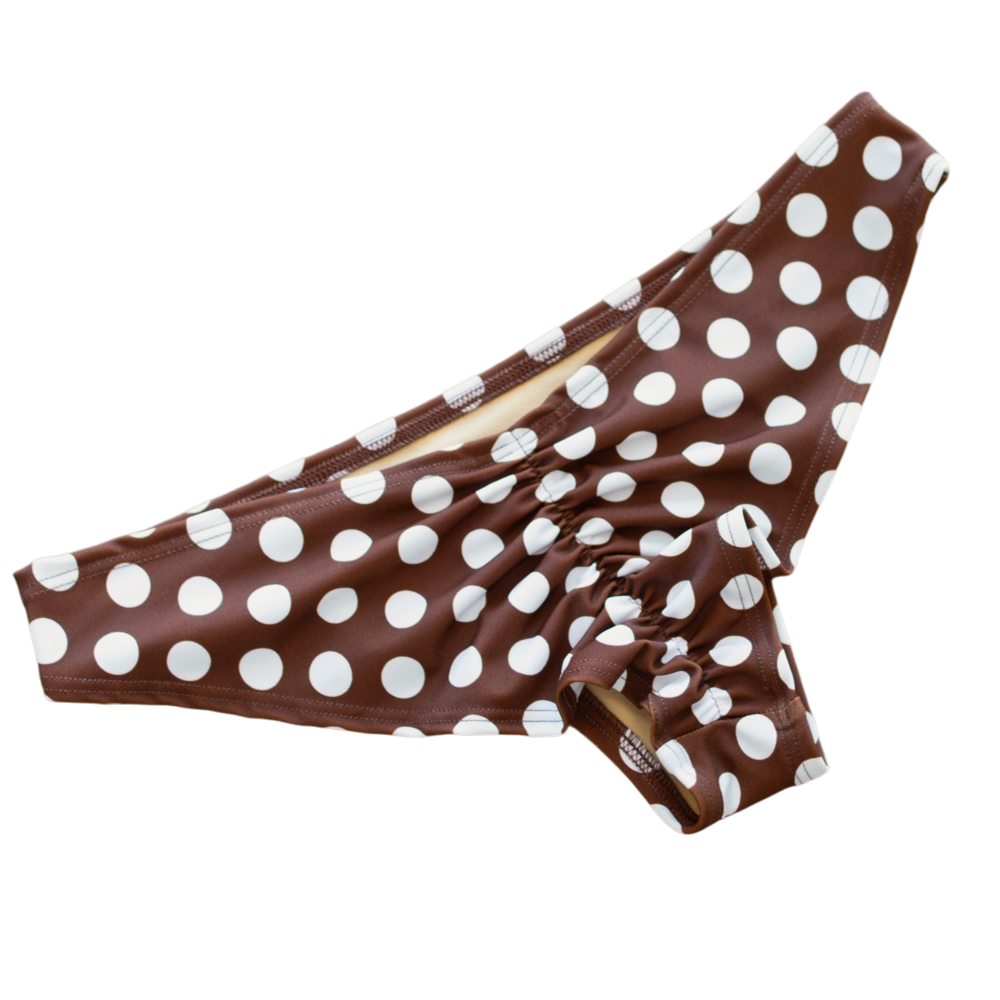 Cocoa Polka Dot Emmy Bottom