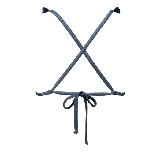 Denim Ruffle Lily Top