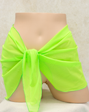 Neon Green Mesh Sarong