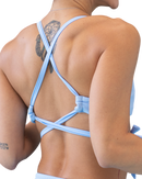 Ribbed Sky/Sky Shimmer  Nicole Top
