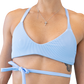 Ribbed Sky/Sky Shimmer  Nicole Top