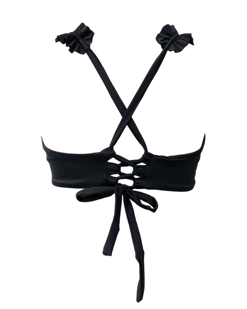 Black Butterfly Heather Top