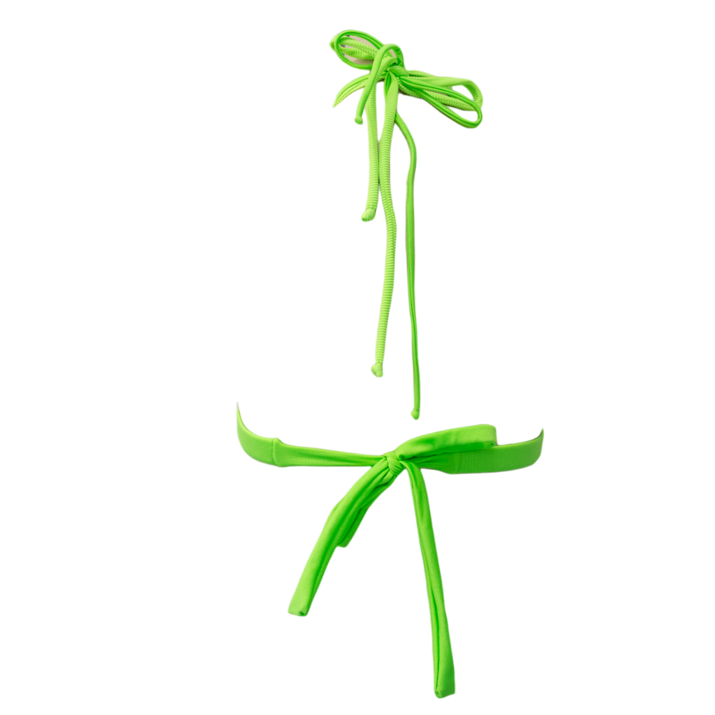 Ribbed Lime/Lime Shimmer Iris Top