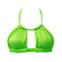 Ribbed Lime/Lime Shimmer Iris Top