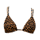 Leopard/Black Tori Triangle Top