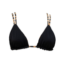 Leopard/Black Tori Triangle Top